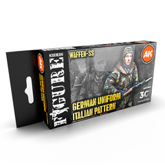 Набор красок AK Interactive German Uniform Italian Pattern Set 3G, 6 красок