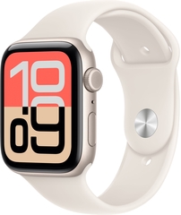 Apple Watch SE 3 44mm (2025) Starlight Aluminum Case with Sport Band Starlight (S/M)