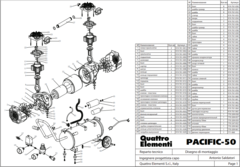 Патрубок QUATTRO ELEMENTI PACIFIC-50 выпускной (919-761-029)