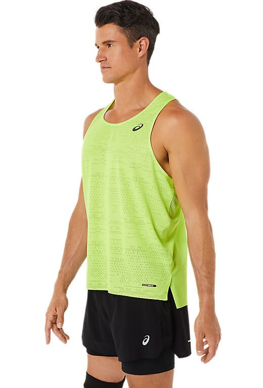 Asics Ventilate Actibreeze Singlet майка для бега мужская лайм - 3