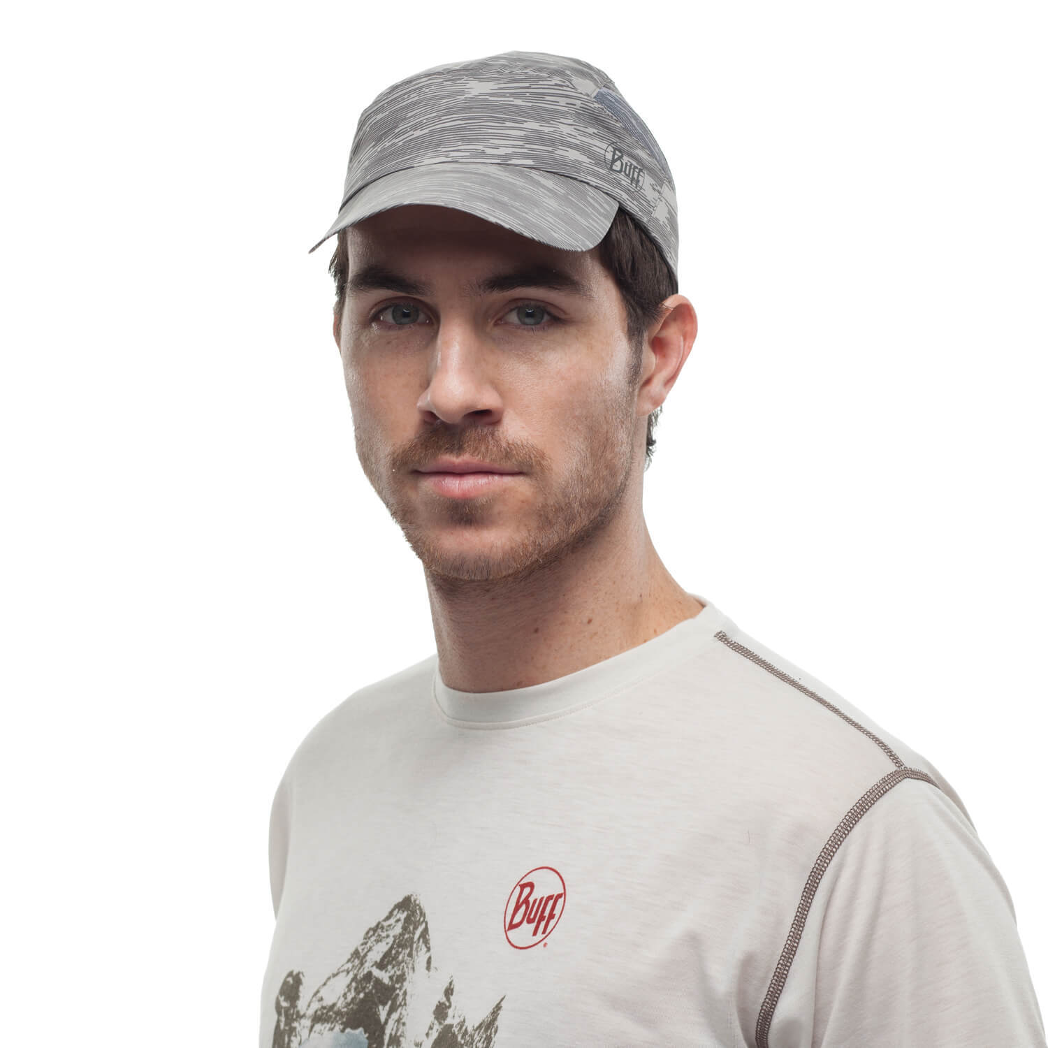 Бейсболка Buff Pack Treck Cap Landscape Gray - 2