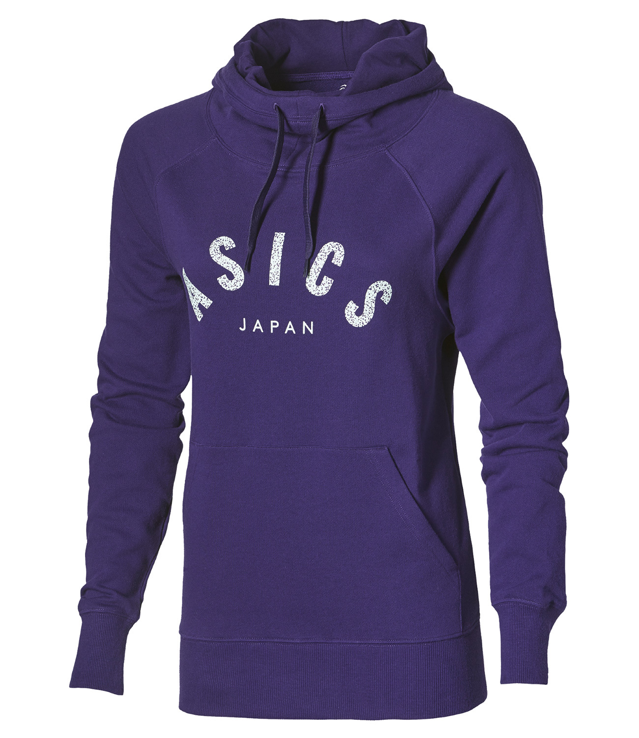 ASICS LOGO KNIT HOODIE женская толстовка с капюшоном фиолетовая - 2