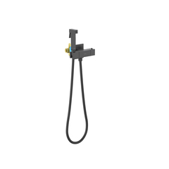Aquatek Либра AQ1028MB Комплект для гигиенического душа встроенный, цвет: чёрный фото