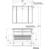 Aquanet Эвора 185195 Тумба под раковину