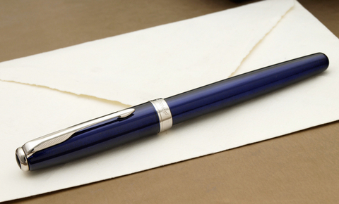 Ручка перьевая Parker Sonnet F139 Lacquer Azure Blue ST, F (S0704050)