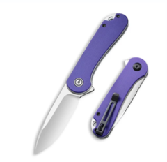Фото Складной нож CIVIVI Elementum, сталь D2, Purple G10