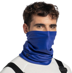 Тонкая зимняя бандана-труба Buff Thermonet Solid Ultramarine - 2