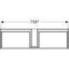 Geberit Xeno2 500.346.43.1 Тумба под раковину, 159.5x35x47.3см, Серый / Меламин, древесная структура