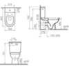 VitrA Form 300 9729B003-7200 Унитаз напольный с бачком с сиденьем микролифт