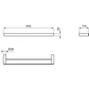 Ideal Standard Conca T4501AA Полотенцедержатель двойной 60 см