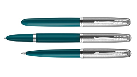Ручка шариковая Parker 51 Core, Teal Blue CT (2123510)