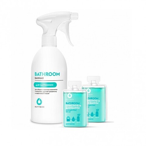 GraSS Очиститель сантехники GraSS Сет Bathroom концентрат (2штх50мл)