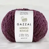 Пряжа Gazzal Merino Boucle 3767 винный