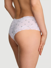 STRETCH COTTON ЧИИКИ С КРУЖЕВНОЕ ТЕСЬМОЙ