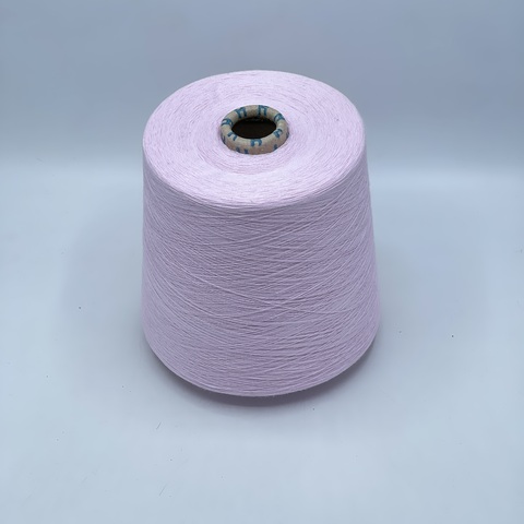 Бобинная пряжа,Cotton combed, 2540м. 100%Хлопок, Светло-розовый(692), 39059