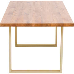 Стол Jackie Oak Brass 180x90 см