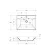 BelBagno BB600/450-LV-ART-AST-NERO Раковина из искусственного камня, 60x45, цвет: чёрный