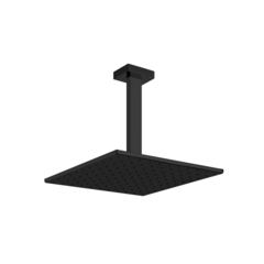 Gessi Rettangolo 15186#299 Верхний душ для потолочного крепления 300x300мм, цвет: черный фото