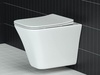 Ceramica Nova Mono CN1902 Подвесной унитаз c ультра тонким сидением с функцией плавного закрытия, цвет: белый