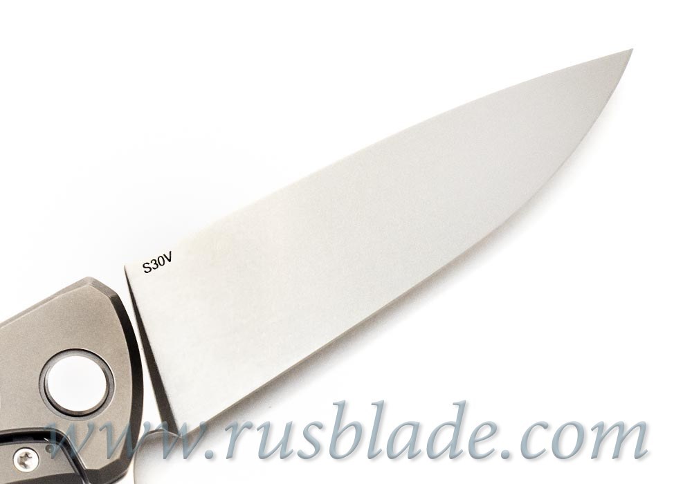 Shirogorov Flipper 95 S30V S Titanium CF inlays - фотография 