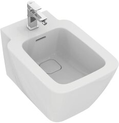 Ideal Standard Strada II T456801 Биде подвесное, с отверстием перелива, с керамической накладкой слива (T854601), с крепежом фото