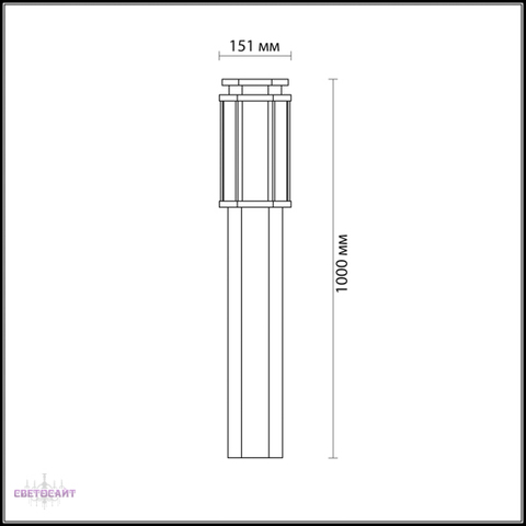Ландшафтный светильник 4048/1F серии GINO