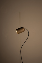 Напольный светильник Nomon ONFA SUELO Gold/Walnut