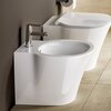 Ideal Standard Calla E233401 Напольное пристенное биде, отверстие под смеситель, с отверстием, с крепежом