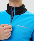 Детский лыжный костюм с лямками Nordski Jr. Advance Light Blue/Black