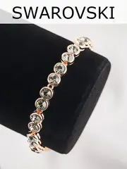 Браслет-дорожка Классик с черными кристаллами Swarovski