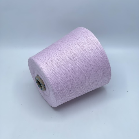 Бобинная пряжа,Cotton combed, 2540м. 100%Хлопок, Светло-розовый(692), 39059