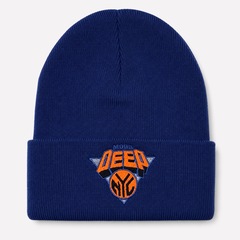 Шапка-Бини с подворотом Mobb Deep "New York Knicks" (синий)