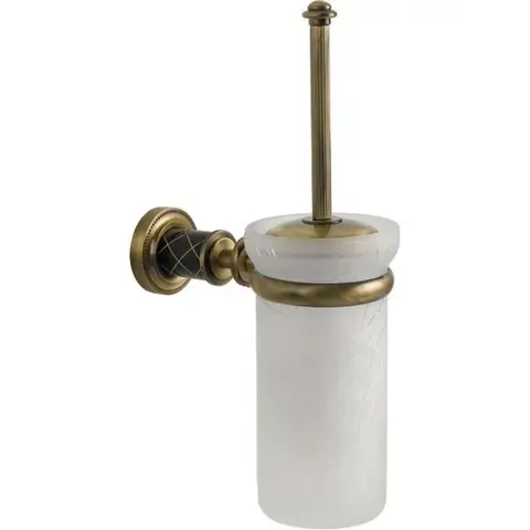 Boheme 10913-B-BR Ершик настенный (стекло) MURANO BRONZE (черное)_Комплект