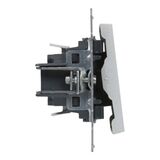 Выключатель одноклавишный - Legrand SUNO - 10АХ 250В безвинтовые зажимы - Алюминий — фото 3