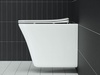 Ceramica Nova Mono CN1902 Подвесной унитаз c ультра тонким сидением с функцией плавного закрытия, цвет: белый