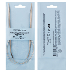 Спицы круговые Gamma MKG 80см, №5