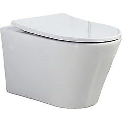 BelBagno BB506CH Унитаз подвесной безободковый, P-trap, цвет: белый фото
