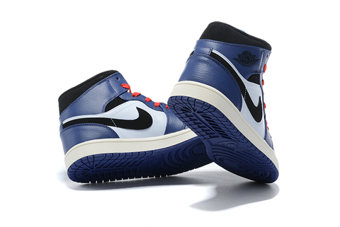 Air Jordan 1 Mid 'Blue/White/Black' 