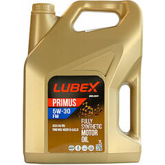 L034-1315-0307 LUBEX Синт-ое мот.масло PRIMUS FM 5W-30 CF/SL A5/B5 (7л) - 7 л