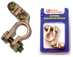 Клемма General Technologies для аккумулятора "-" GT-M060012N (цинк) 12 / 144