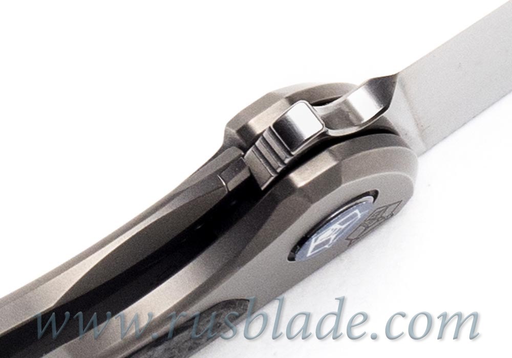 Shirogorov Flipper 95 S30V S Titanium CF inlays - фотография 