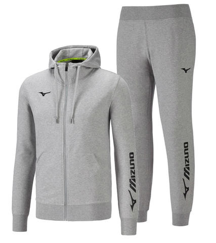 Mizuno Terry спортивный костюм мужской с капюшоном grey