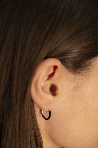 Серьги Кассиопейя черные, позолота, серебро 925, позолота 18k 2