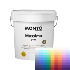 Massima Plus - глубокоматовая моющаяся краска без брызг и запаха для детских комнат | Monto (Испания)