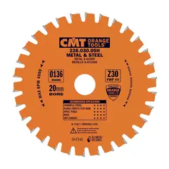 Диск пильный по стали 136,5x20x1,2/1,5 мм FWF Z=30 CMT 226.030.05H