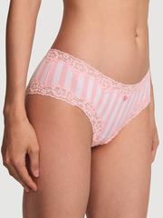 STRETCH COTTON ЧИИКИ С КРУЖЕВНОЕ ТЕСЬМОЙ