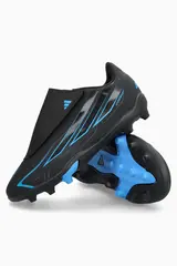 Бутсы adidas F50 Club Hyperfast Velcro FG/MG Junior - черный