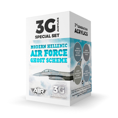 Набор красок AK interactive Modern Hellenic Air Force Ghost Scheme Set 3G, 4 краски