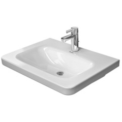 Duravit DuraStyle 2320650041 Раковина для мебели, без перелива, с 1 отв. под смес., 650x480мм, цвет: Белый фото