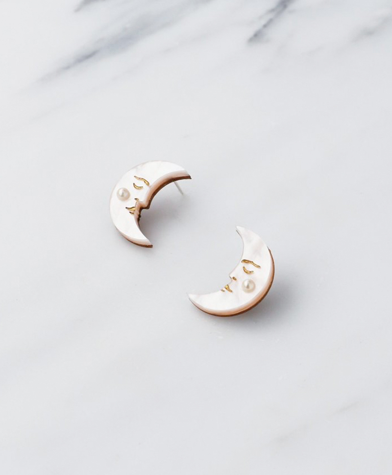 Серьги Moon Studs